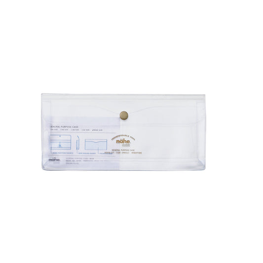 Nahe's General Purpose wide Organizer shown in clear on a white background