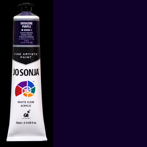 Dioxazine Purple Jo Sonja Matte Flow Acrylic Paint - Odd Nodd Art Supply