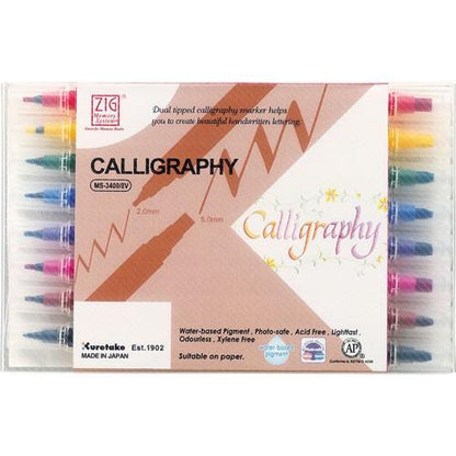 ZIG Calligraphy Marker Sets