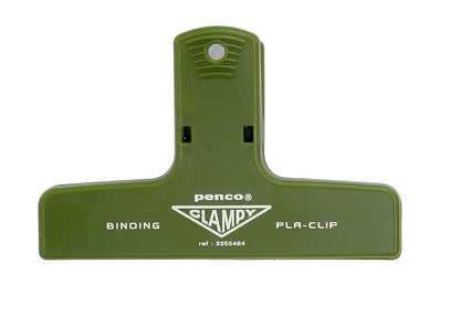 Khaki Plastic Clampy Binding Clip - Odd Nodd Art Supply
