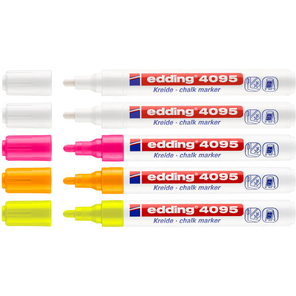 4095 5 set edding Chalk Marker Sets - Odd Nodd Art Supply