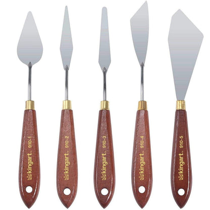 Metal Palette Knife 5 Piece Set