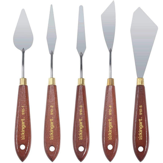 Metal Palette Knife 5 Piece Set