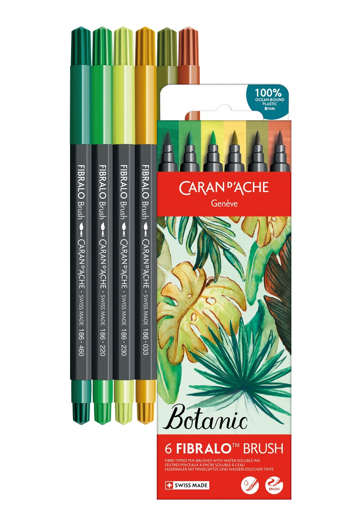 Fibralo Dual Tipped Brush Markers