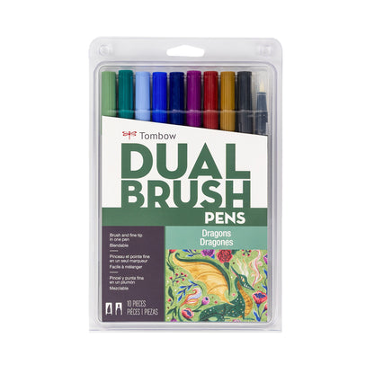 Dragons Tombow Dual Brush Pen Sets - Odd Nodd Art Supply