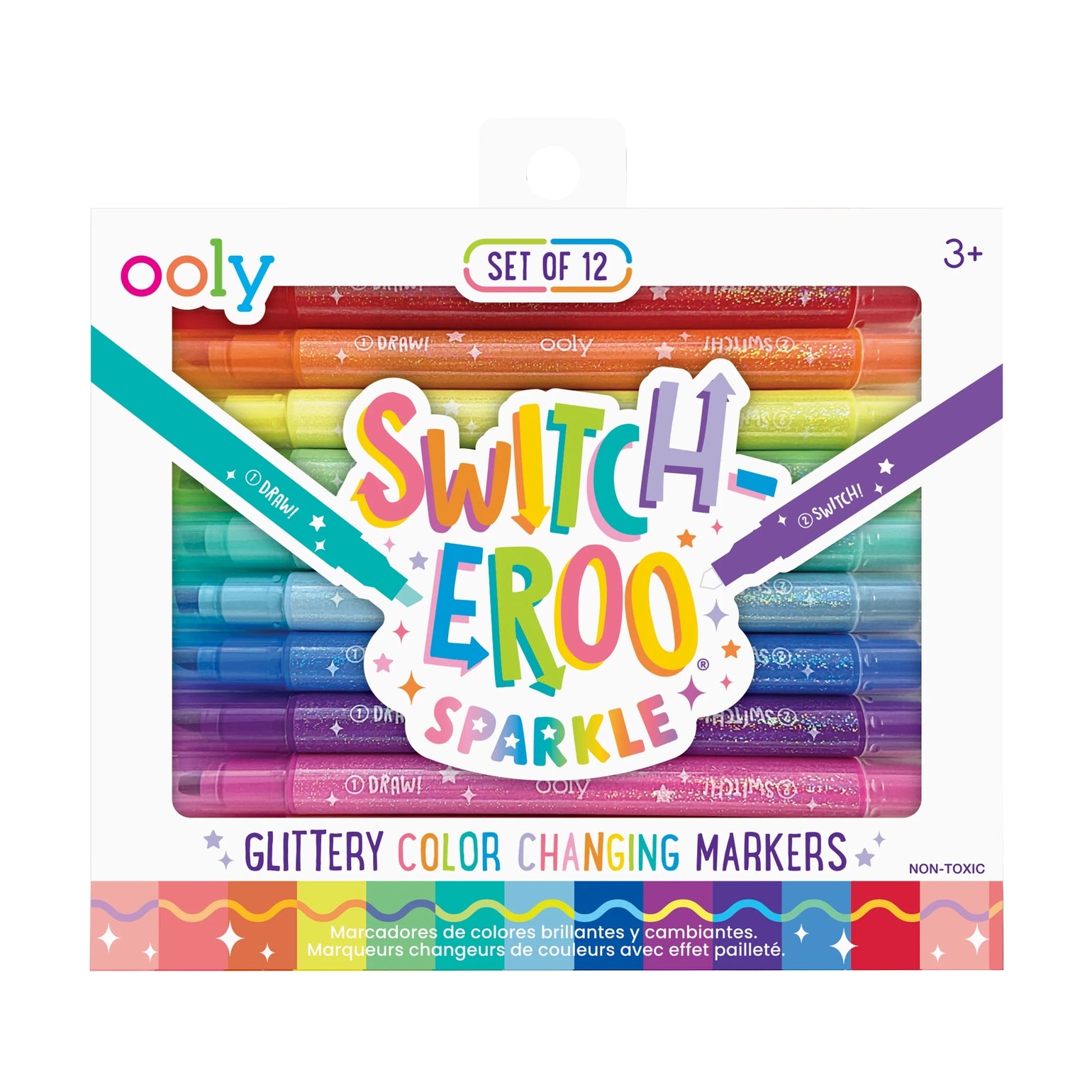 Switch-eroo Color Changing Marker Set - Glitter Set - Odd Nodd Art Supply