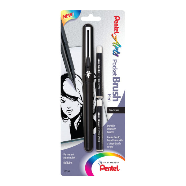Pentel Pocket Brush Pen - Odd Nodd Art Supply