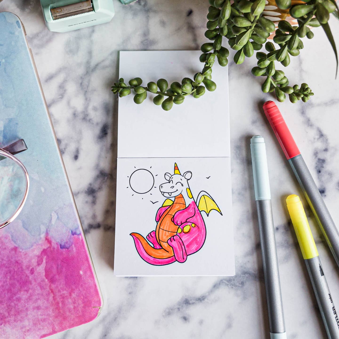 Mini Coloring Book - Odd Nodd Art Supply