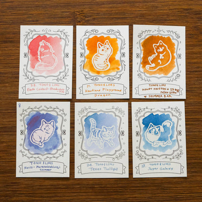 HIdden Illustration Ink Swatch Cards