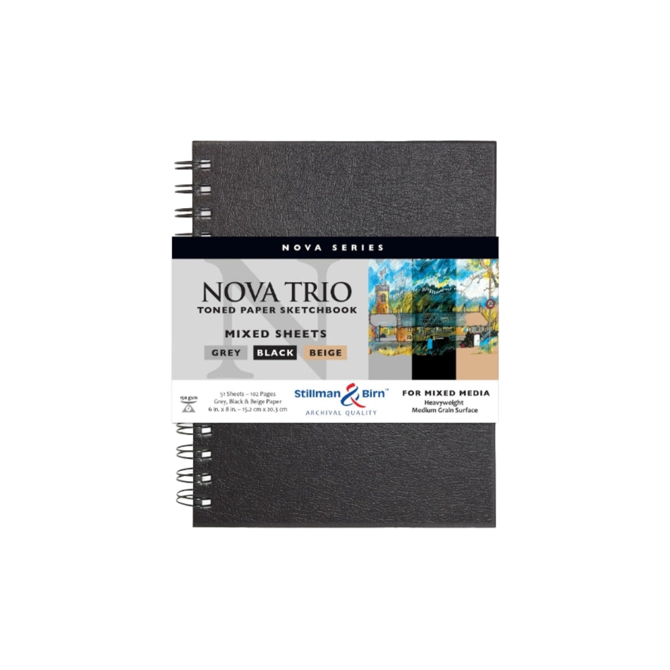 Nova Trio Series Mixed Sheets Sketch Books