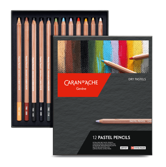 12 Set Caran d'Ache Pastel Pencil Sets - Odd Nodd Art Supply