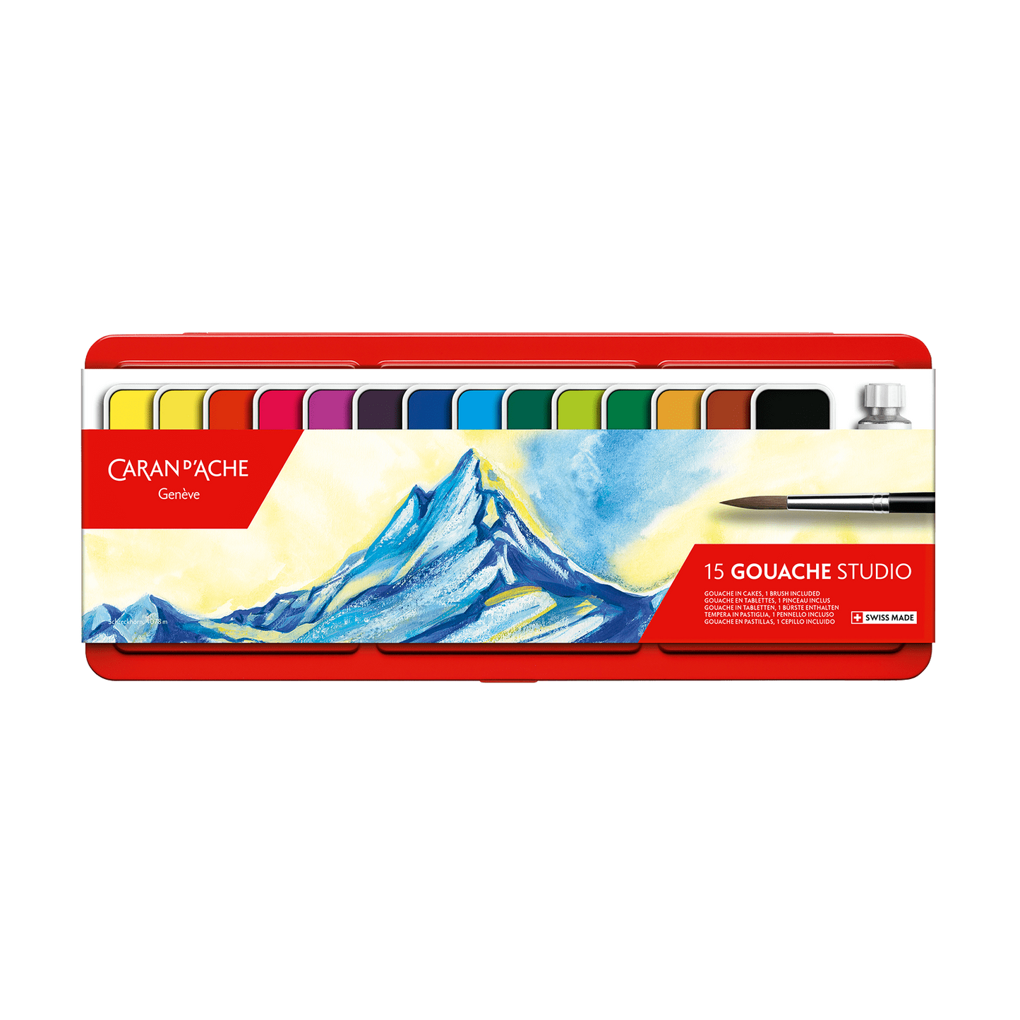 15 Gouache Studio Paint Tablets Set - Odd  Nodd Art Supply