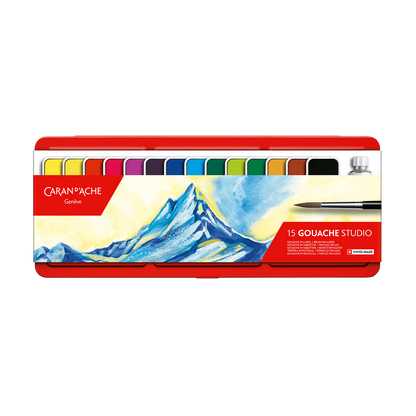 15 Gouache Studio Paint Tablets Set - Odd  Nodd Art Supply