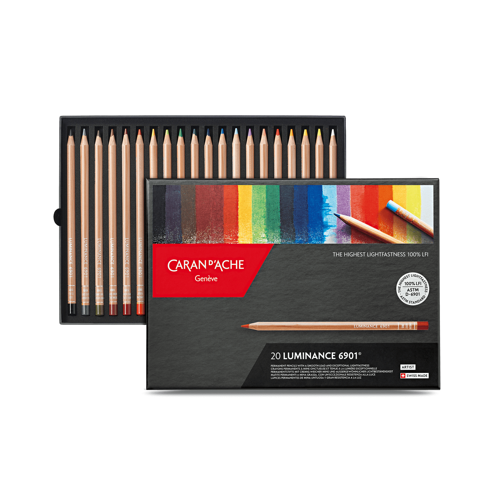 Caran D'Ache Luminance 6901 Colored Pencil Sets - Odd Nodd Art Supply