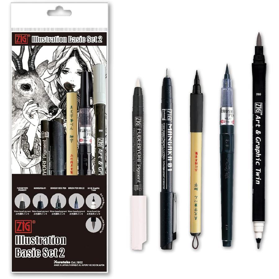Zig Illustration Sets for Inktober - Odd Nodd Art Supply