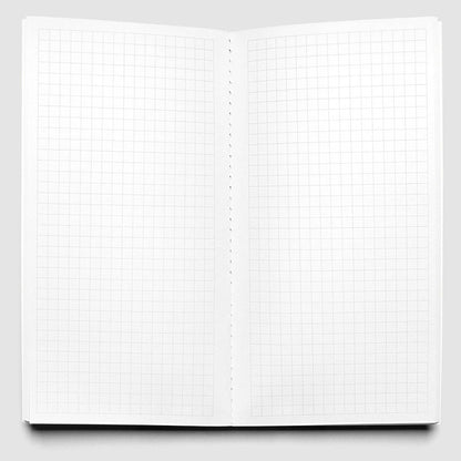Interior of Cloth & Paper Graph travel notebook