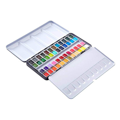 Watercolor Half-Pans 48 Color Tin Set