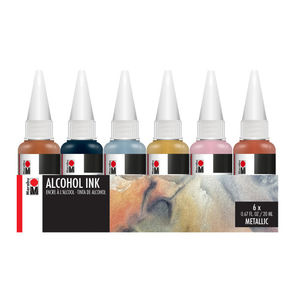 Metallic Alcohol Ink Sets - Odd Nodd Art Supply