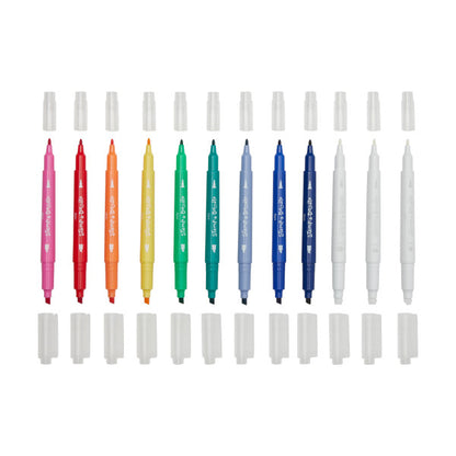 Stamp-A-Doodle Double-Ended Marker Set - Odd Nodd Art Supply