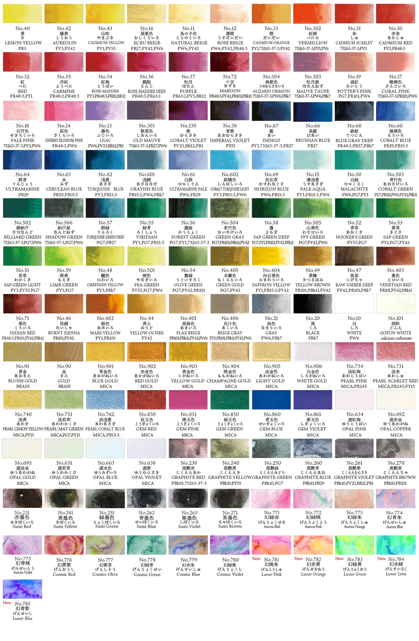 Gansai Tambi Watercolor Pans