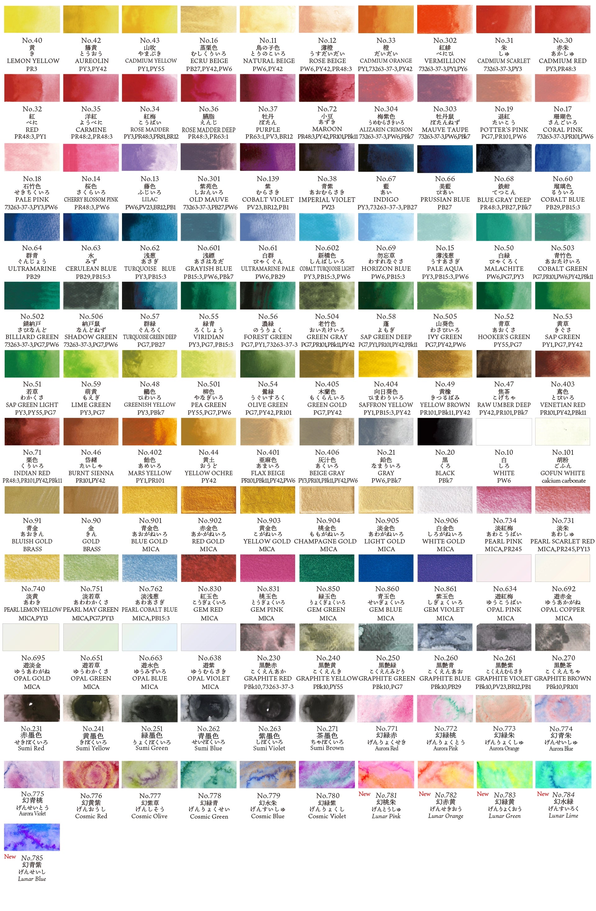 Gansai Tambi Watercolor Pans