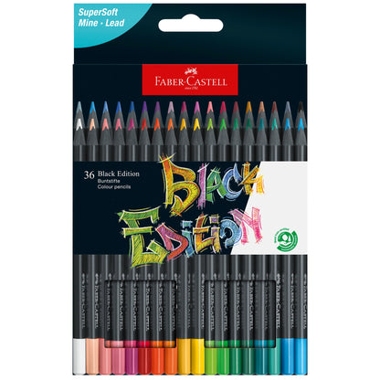36 Set Faber Black Edition Colored Pencils - Odd Nodd Art Supply