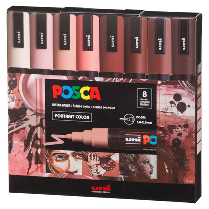 5M Portrait POSCA Acrylic Paint Marker Sets - Odd Nodd Art Supply