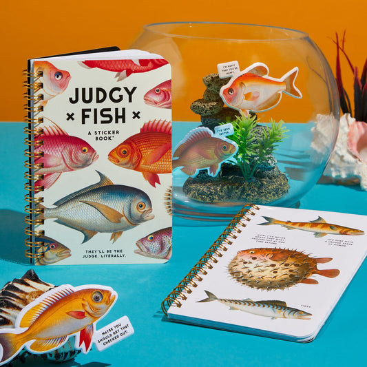 Judgy Fish Brass Monkey Sticker Books - Odd Nodd Art Supply