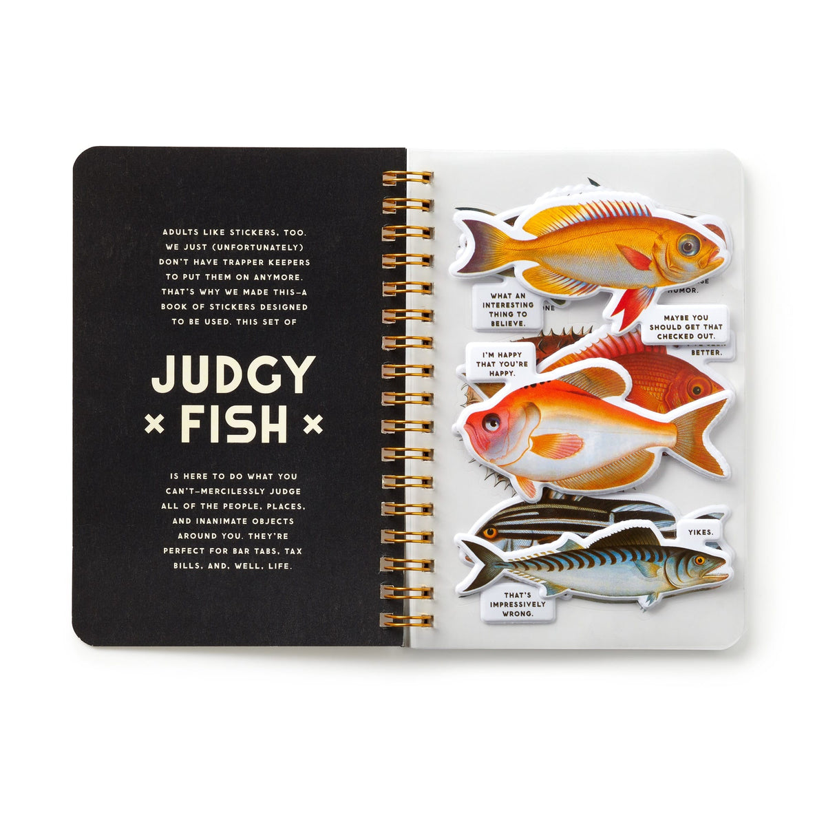 Judgy Fish Brass Monkey Sticker Books - Odd Nodd Art Supply