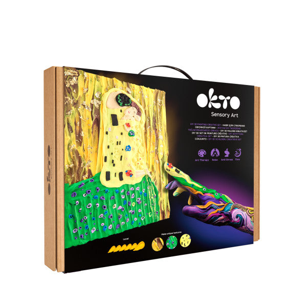 The Kiss Sensory Art 3D Clay Painting Kits - Odd Nodd Art Supply