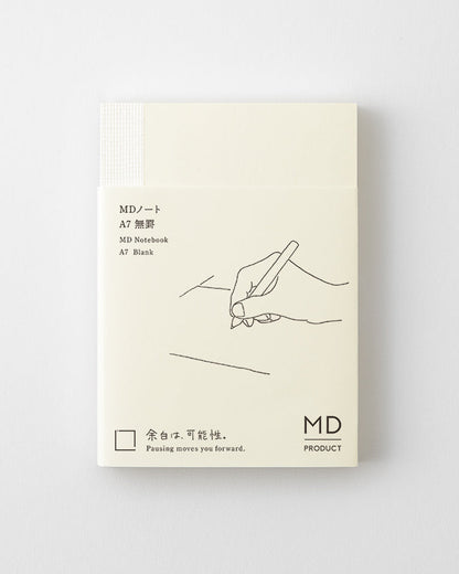 A7 Blank Midori Notebook MD Paper - Odd Nodd Art Supply