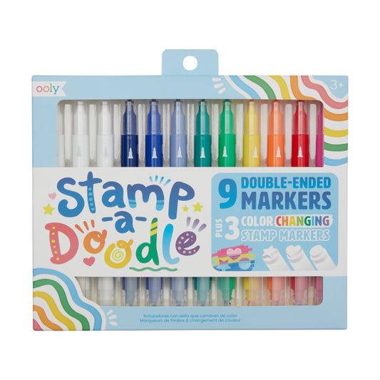 Stamp-A-Doodle Double-Ended Marker Set - Odd Nodd Art Supply