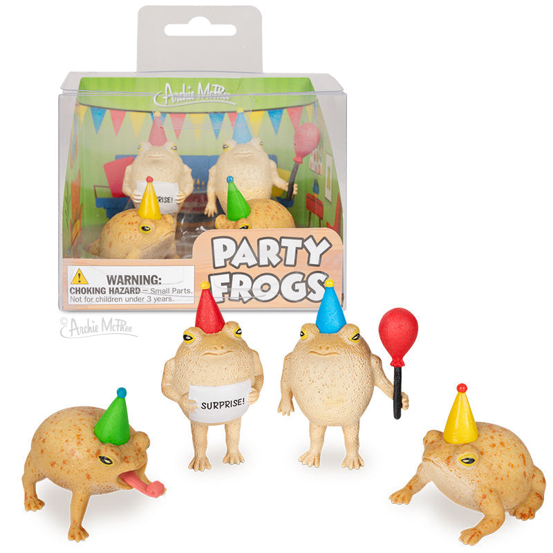 Party Frog Figures - Odd Nodd Art Supply
