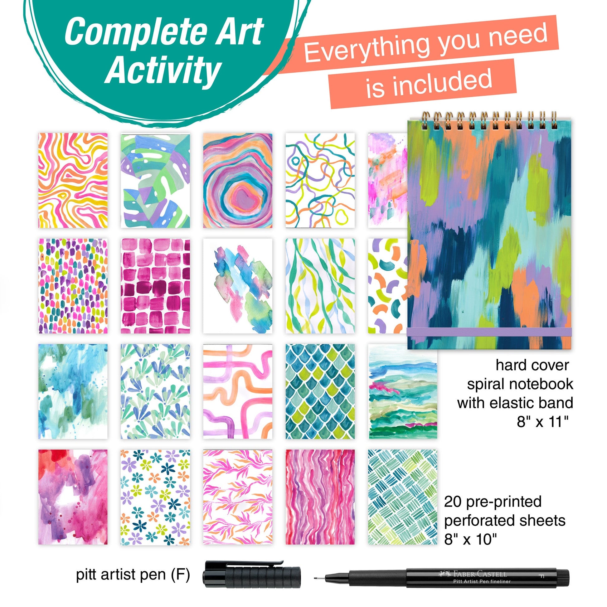 Reverse Coloring and Doodling - Odd Nodd Art Supply