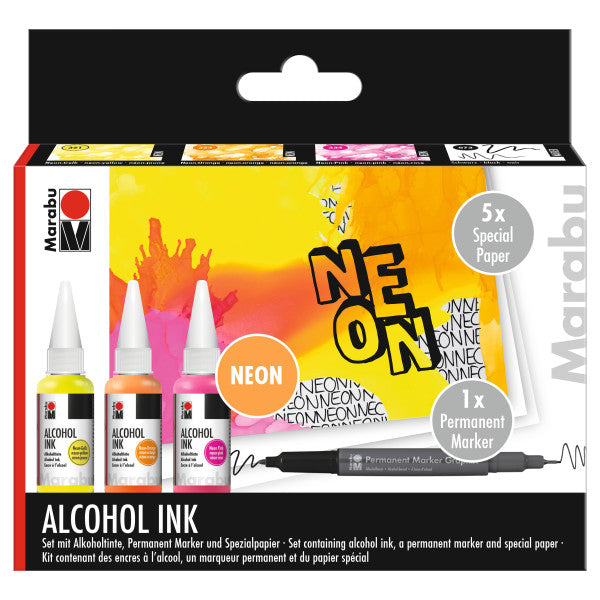 Neon Alcohol Ink Sets - Odd Nodd Art Supply