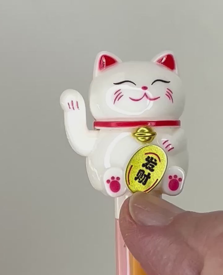 Maneki Neko Lucky Cat Gel Pen - Odd Nodd Art Supply