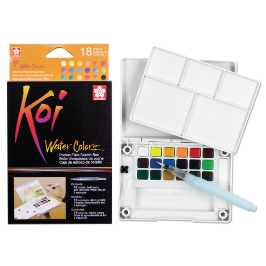 Koi Water Color Field Sketch Sets - Odd Nodd Art Supply