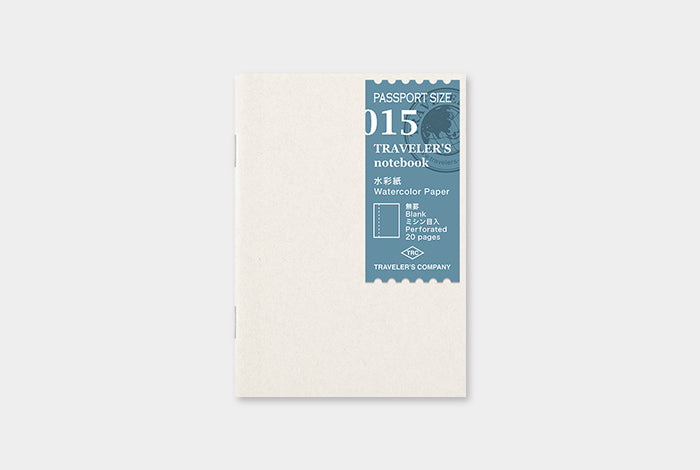 Watercolor Paper Passport Size Traveler's Company Notebooks and Refills - Odd Nodd Art Supply