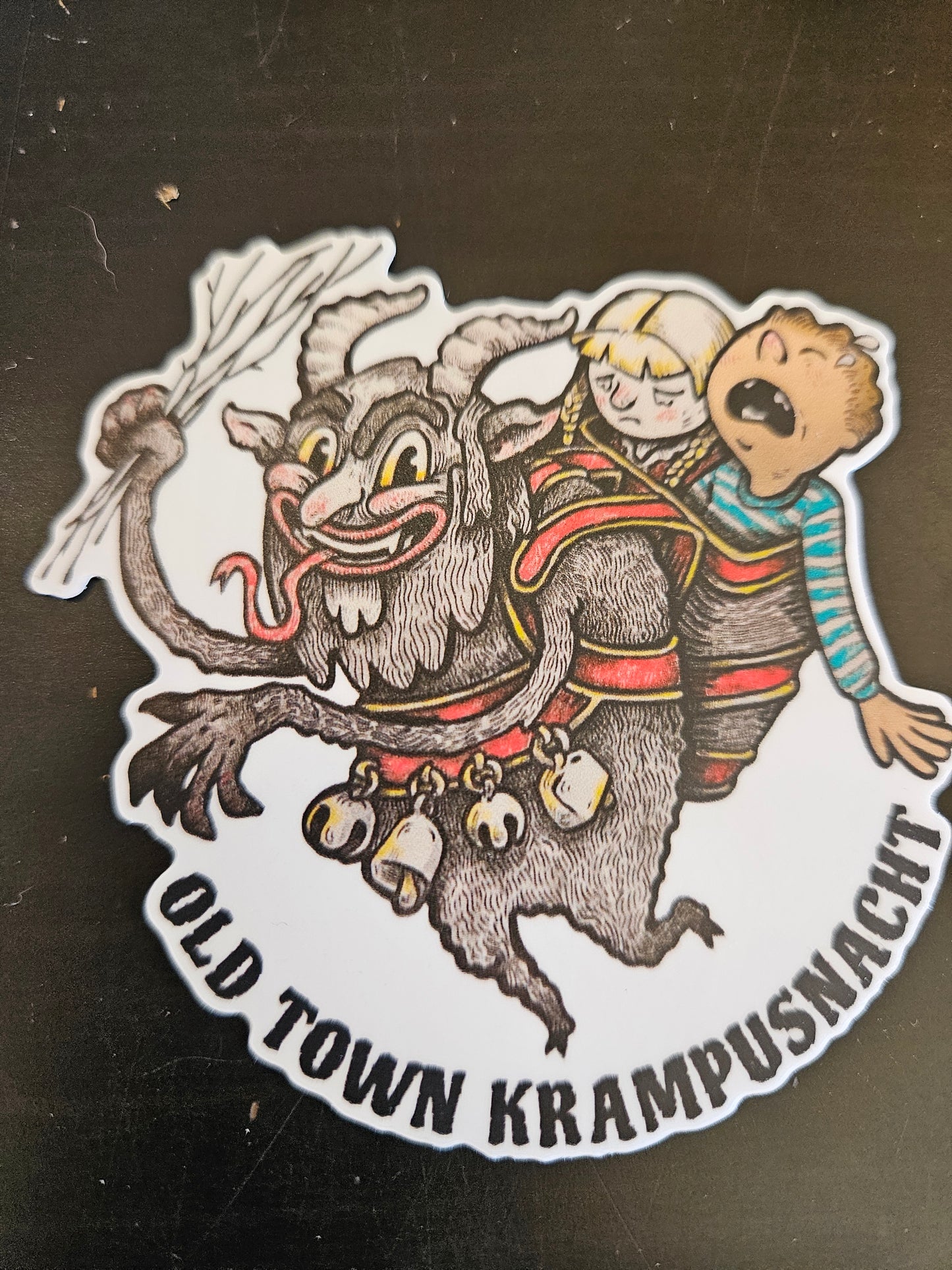 Krampusnacht Fundraiser Sticker