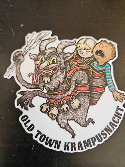 Krampusnacht Fundraiser Sticker