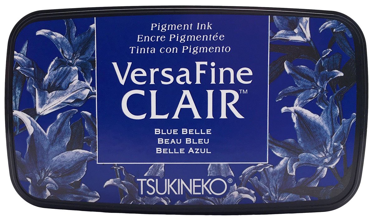 Blue Belle Tsukineko Versafine Clair Pigment Stamp Ink