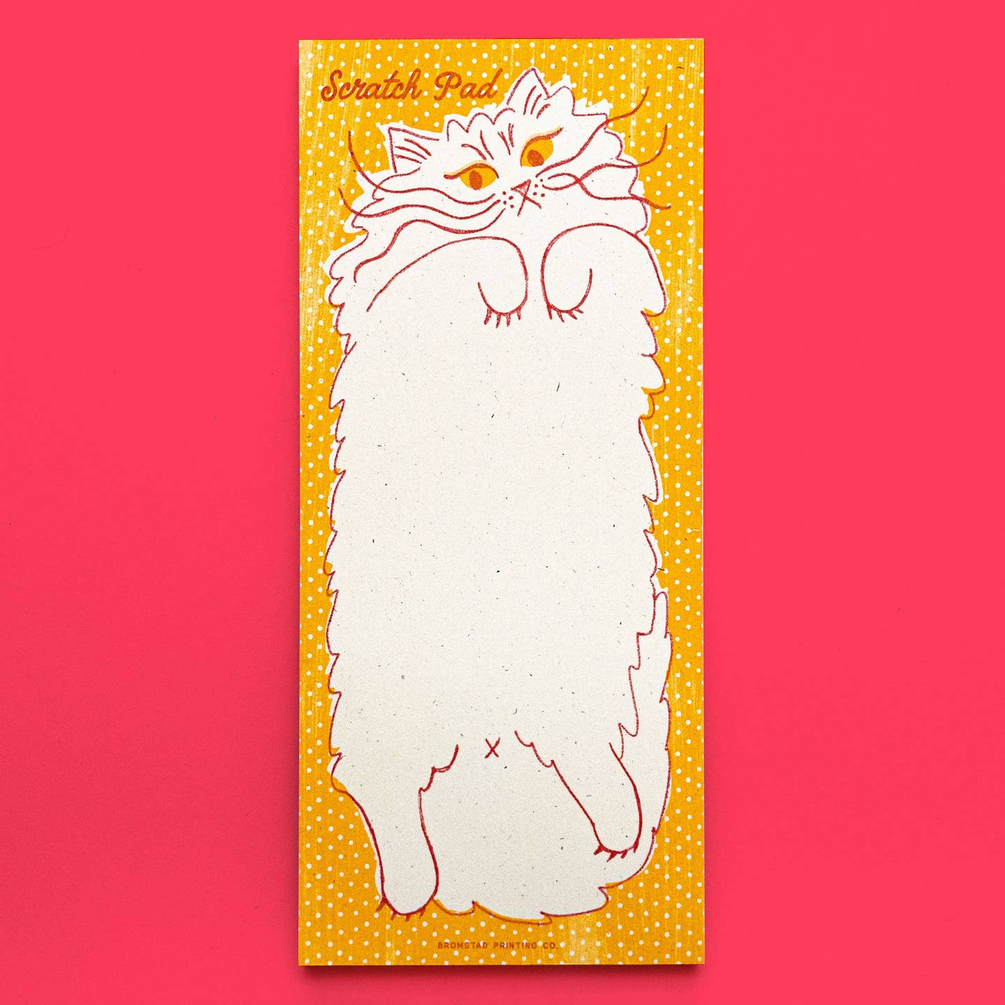 Risograph Notepad - Cat Scratchpad