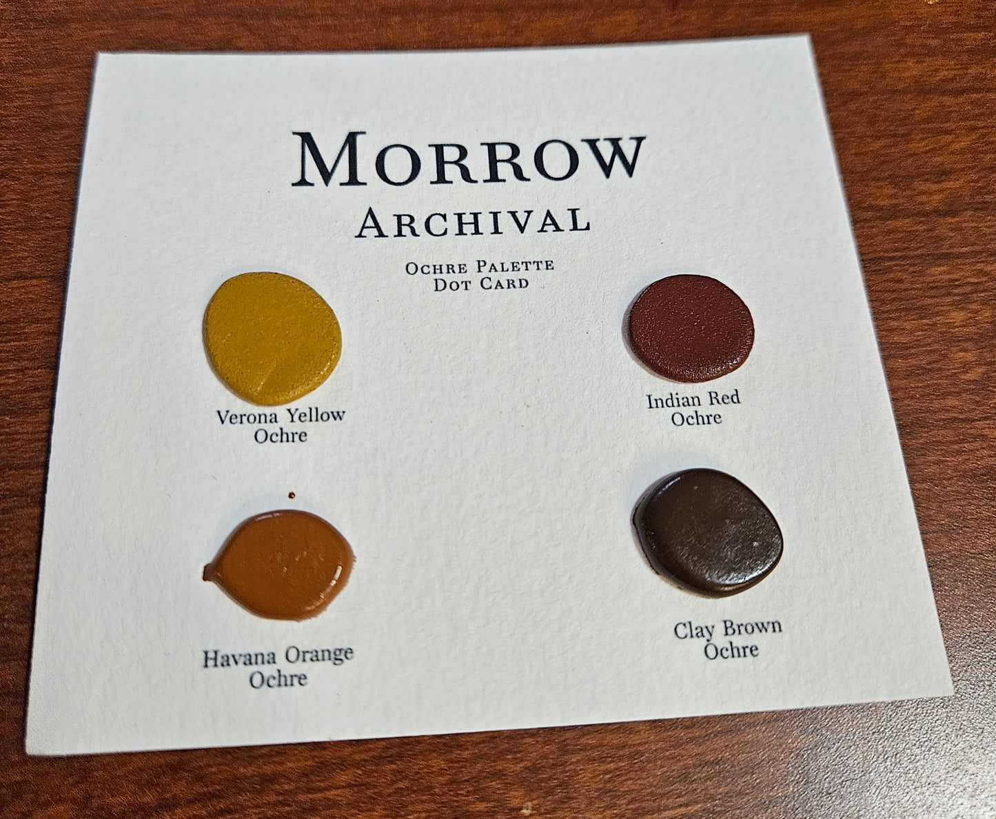Ochre Morrow Archival Watercolor Dot Cards - Odd Nodd Art Supply