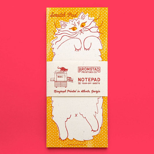 Risograph Notepad - Cat Scratchpad