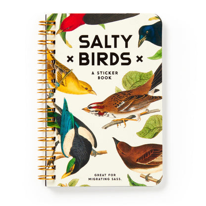 Salty Birds Brass Monkey Sticker Books - Odd Nodd Art Supply