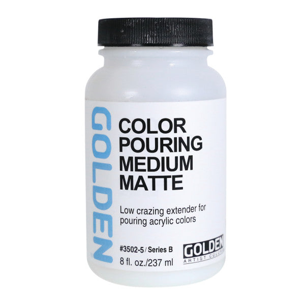 Color Pouring Medium Matte 8oz Golden - Odd Nodd Art Supply