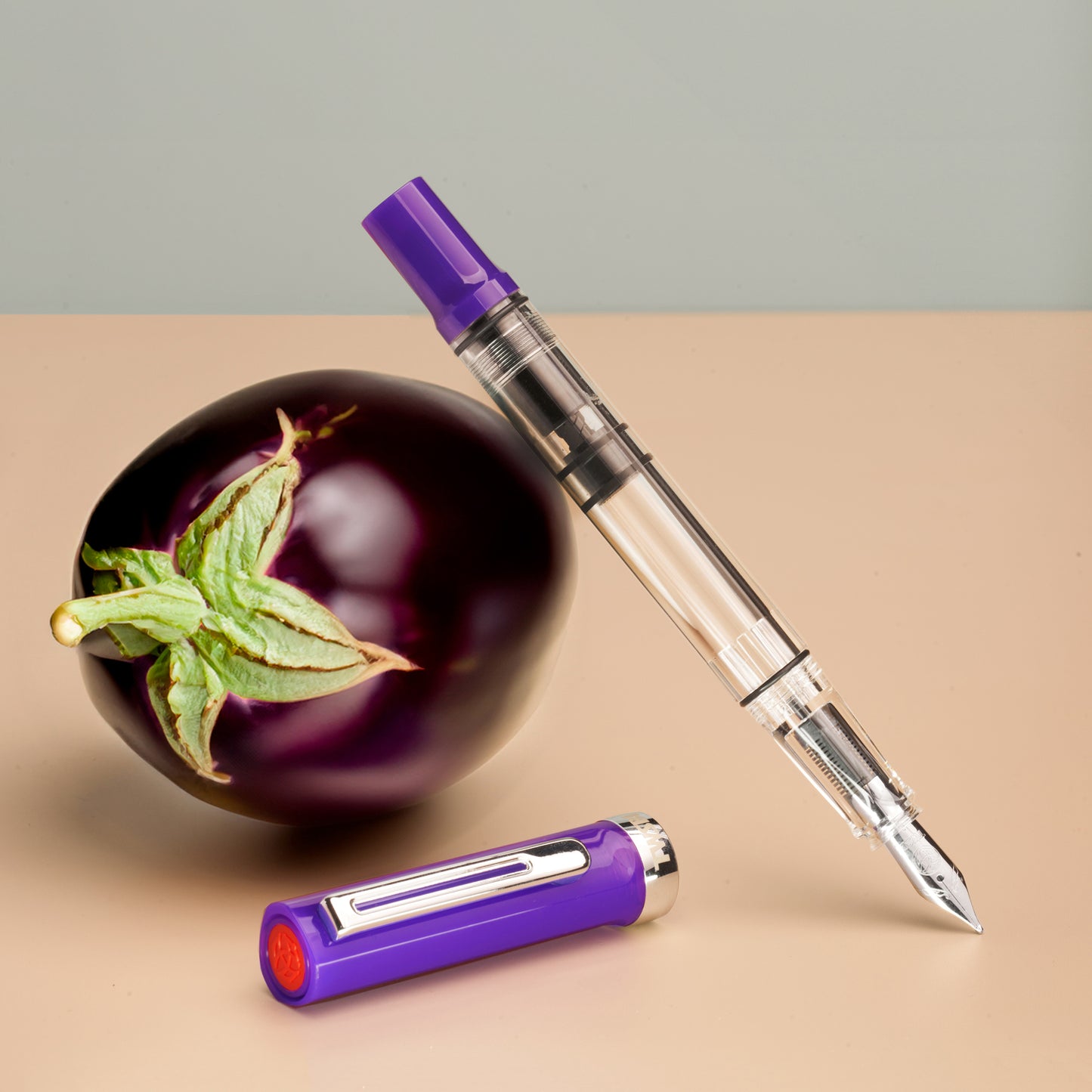 Eco-T Eggplant Purple TWSBI Fountain Pen - Odd Nodd Art Supply