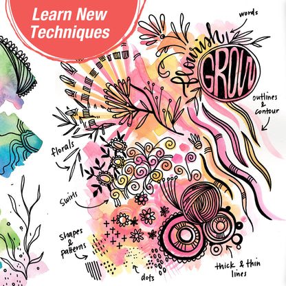 Reverse Coloring and Doodling - Odd Nodd Art Supply
