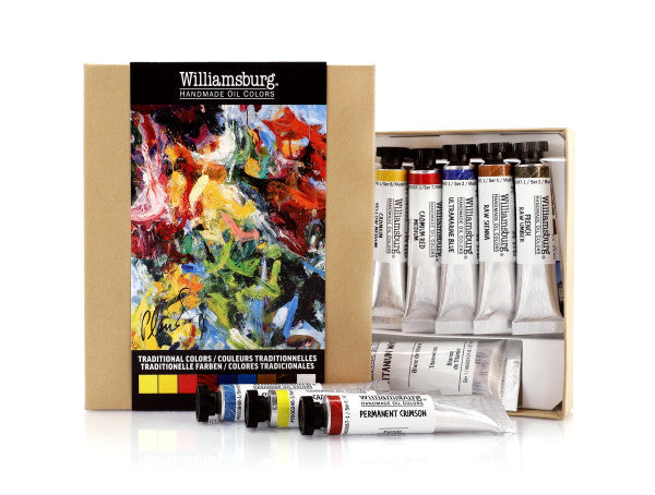 Traditional Williamsburg Handmade Oils 8-Color Introductory Sets