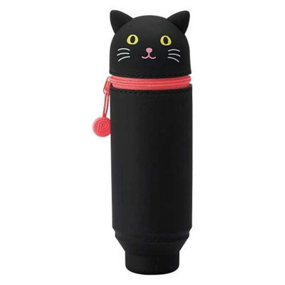 Black Cat  Animal Stand Pen and Pencil Case - Odd Nodd Art Supply